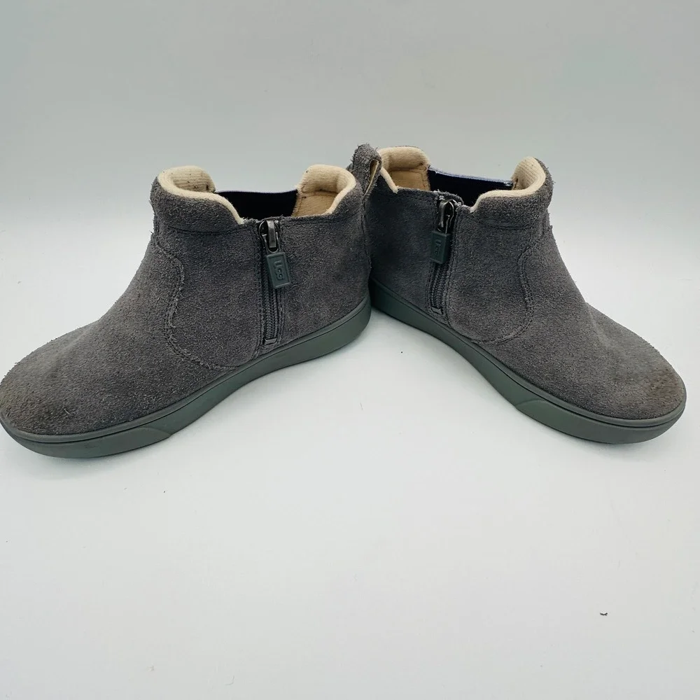UGG Hamden II Toddler Chelsea Boots‎ Slip On Zipper Gray Multi Size 12
